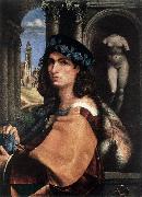 CAPRIOLO, Domenico Portrait of a Man df painting